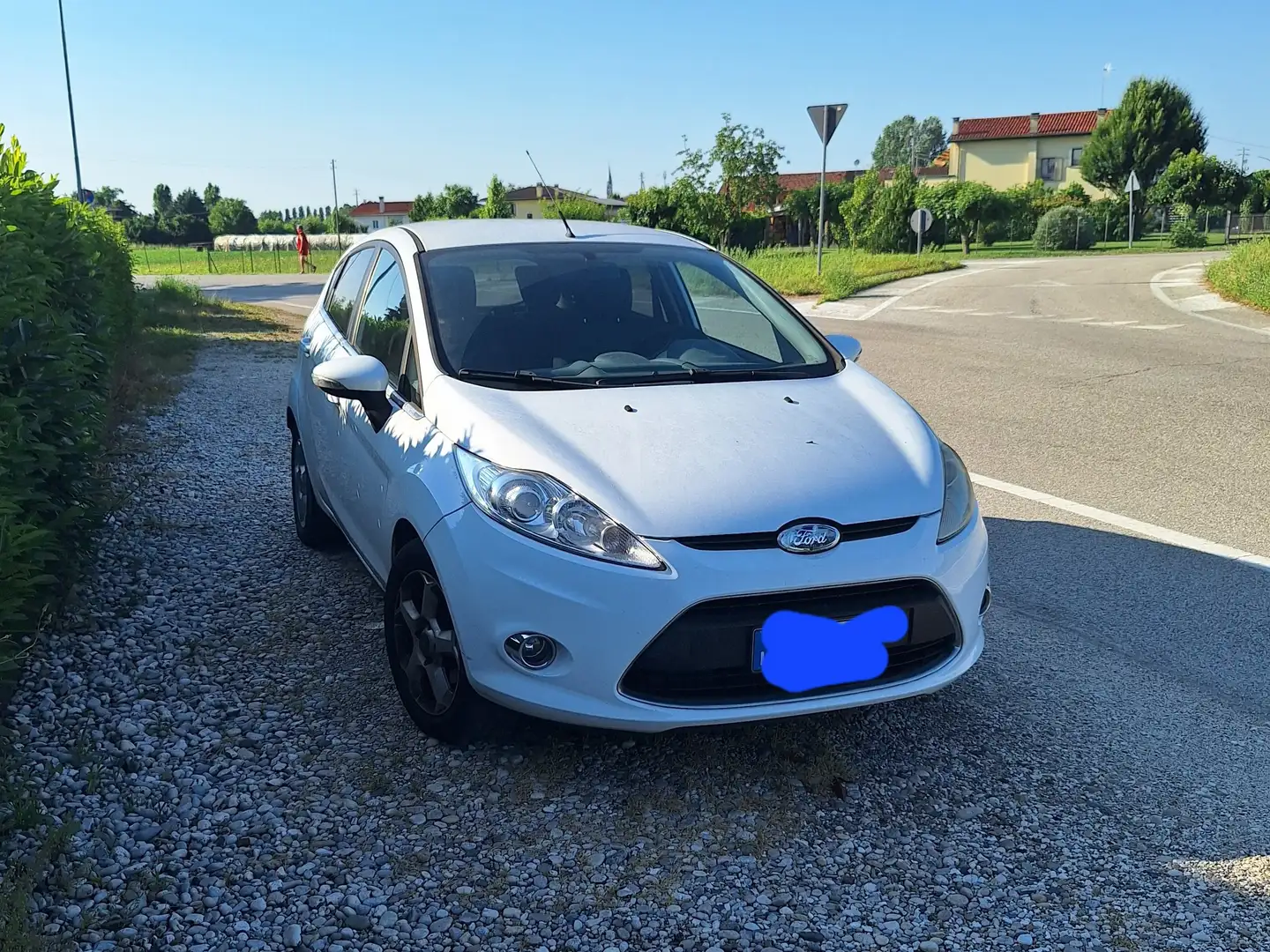 Ford Fiesta Fiesta VI 2008 5p 1.4 16v Titanium Gpl Bianco - 1