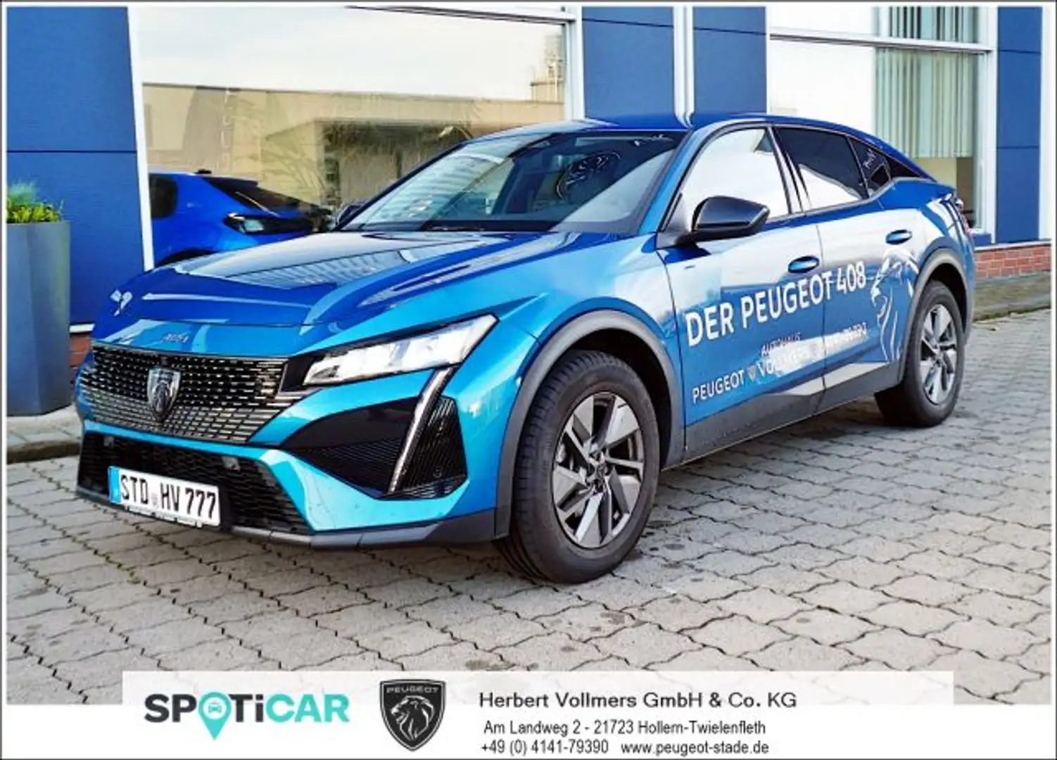 Peugeot 408 PureTech 130 EAT8 Allure, ACC, SHZ, EPH v+h, Komfo Blau - 1