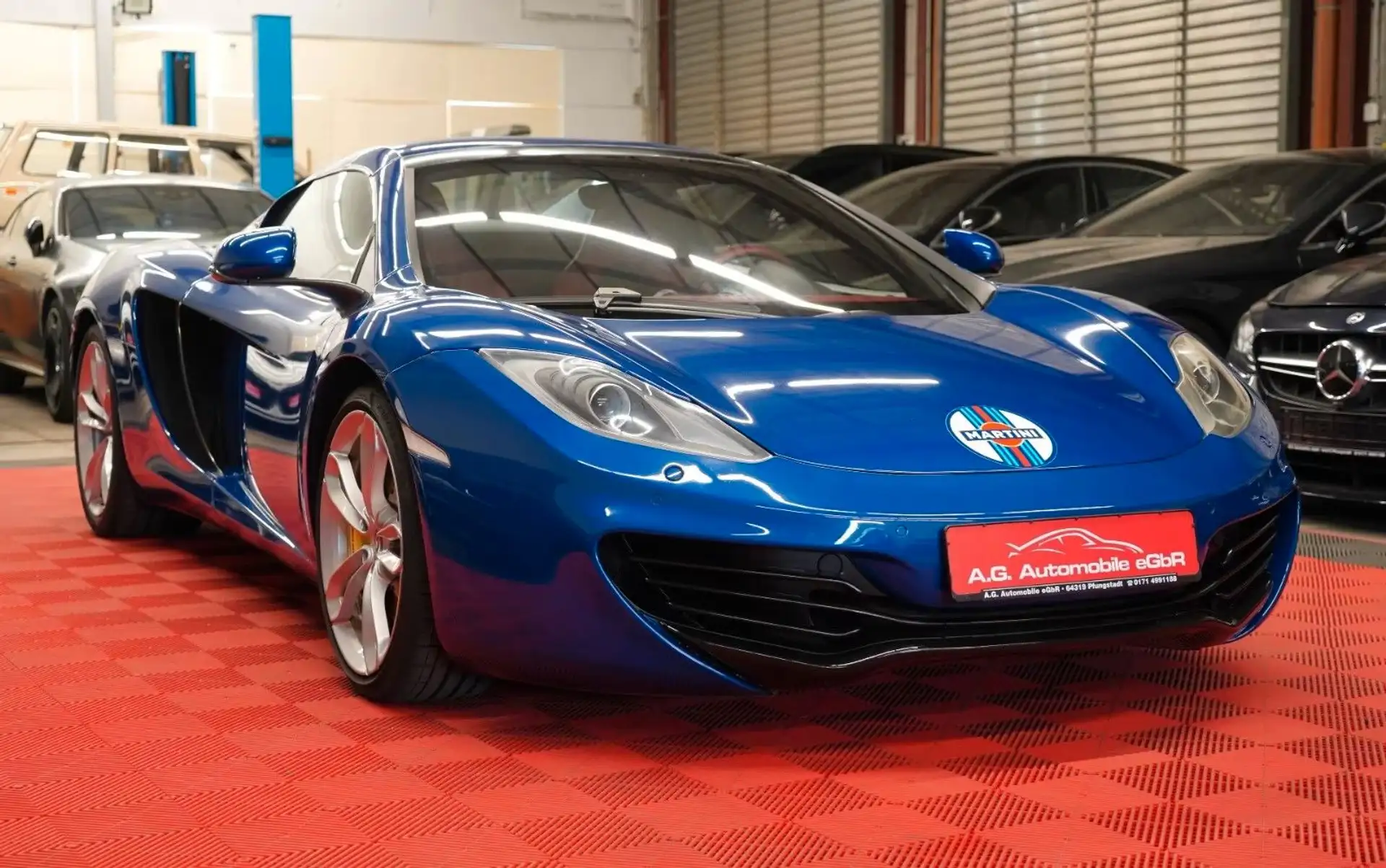 맥라렌 MP4-12C 12 C Spider 2013 파랑 사진 3