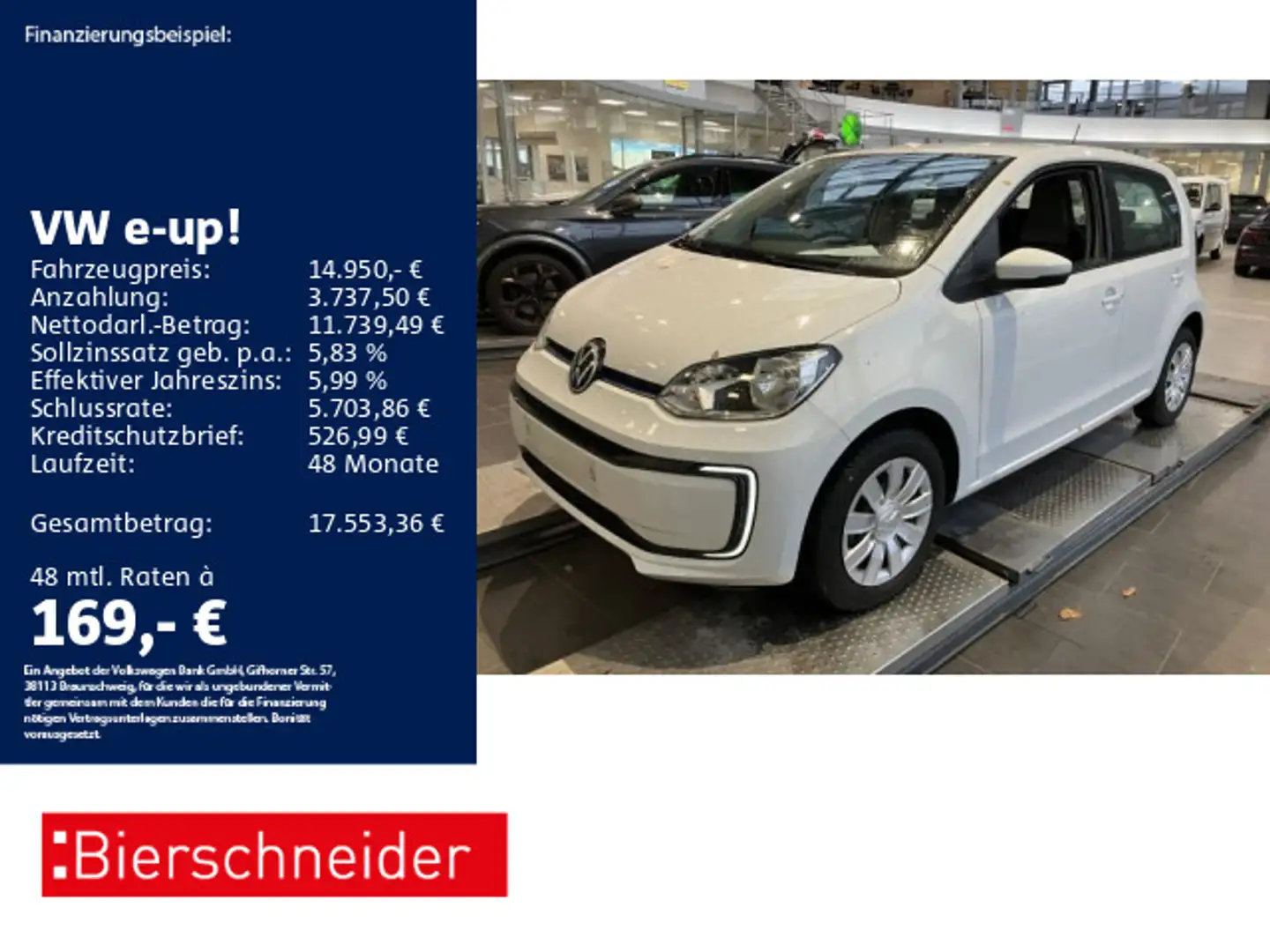 Volkswagen e-up! move up! CCS SHZ CAM PDC GRA Weiß - 1