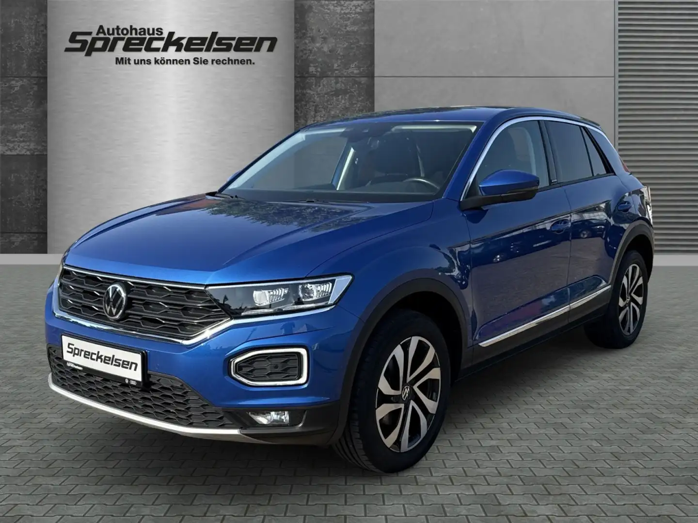 Volkswagen T-Roc 1.5 TSI++Active++AHK++LED++Navi++ Klima Navi Blu/Azzurro - 1
