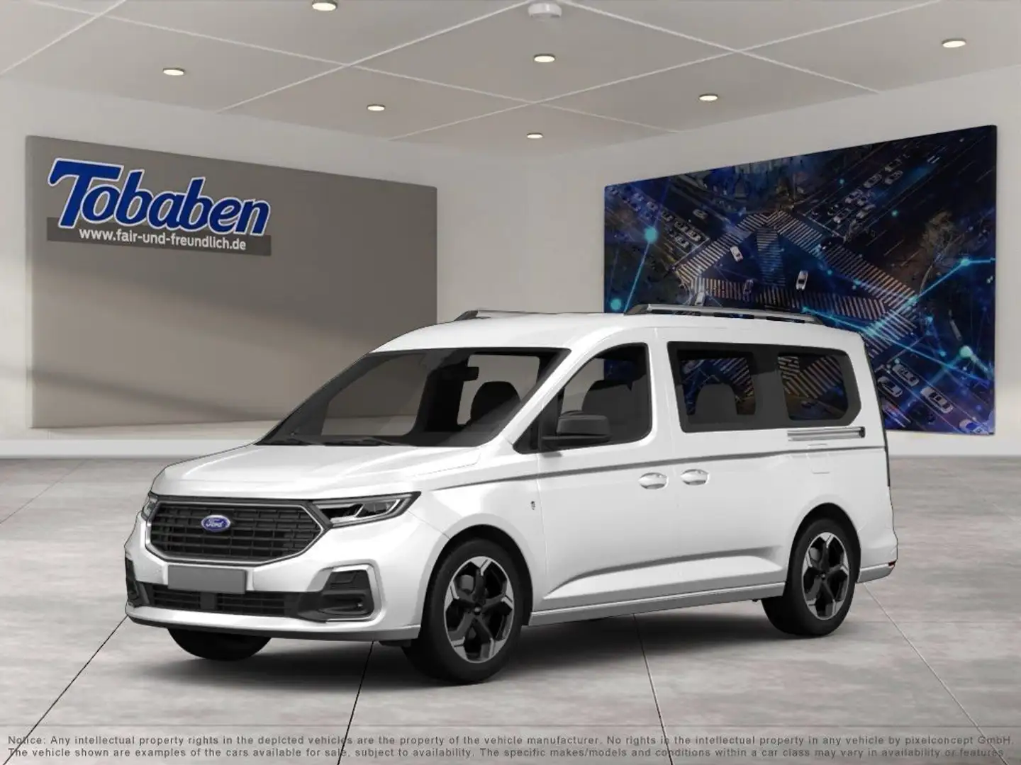 Ford Tourneo Connect Grand Tourneo Connect Ganzjahresreifen + Anhänge Blanco - 1