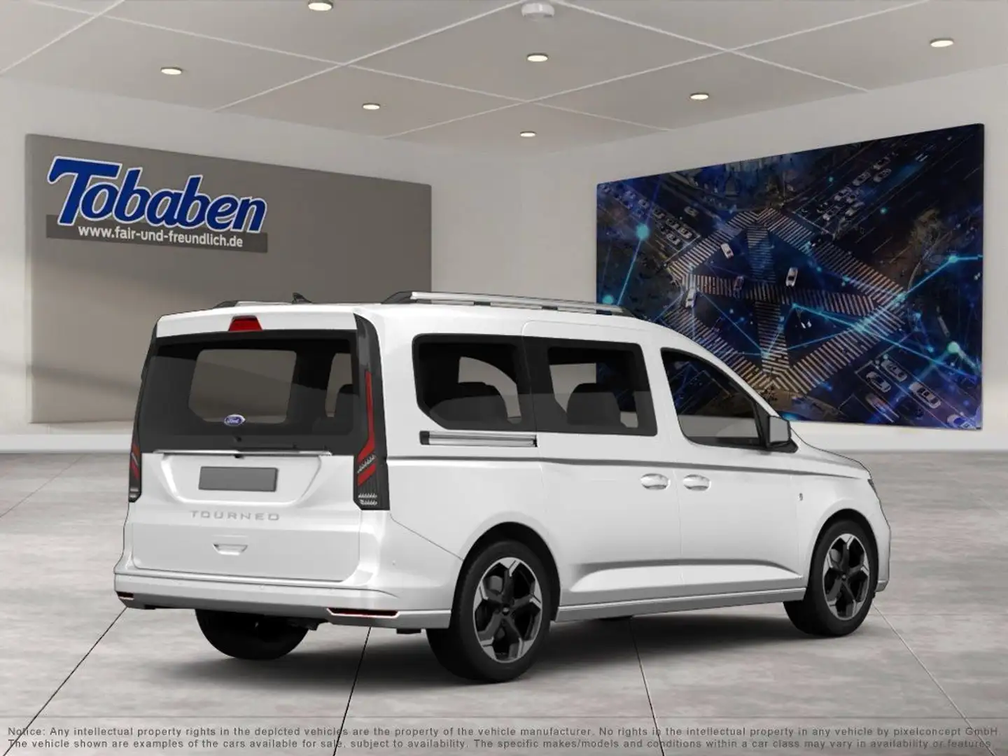 Ford Tourneo Connect Grand Tourneo Connect Ganzjahresreifen + Anhänge Blanco - 2
