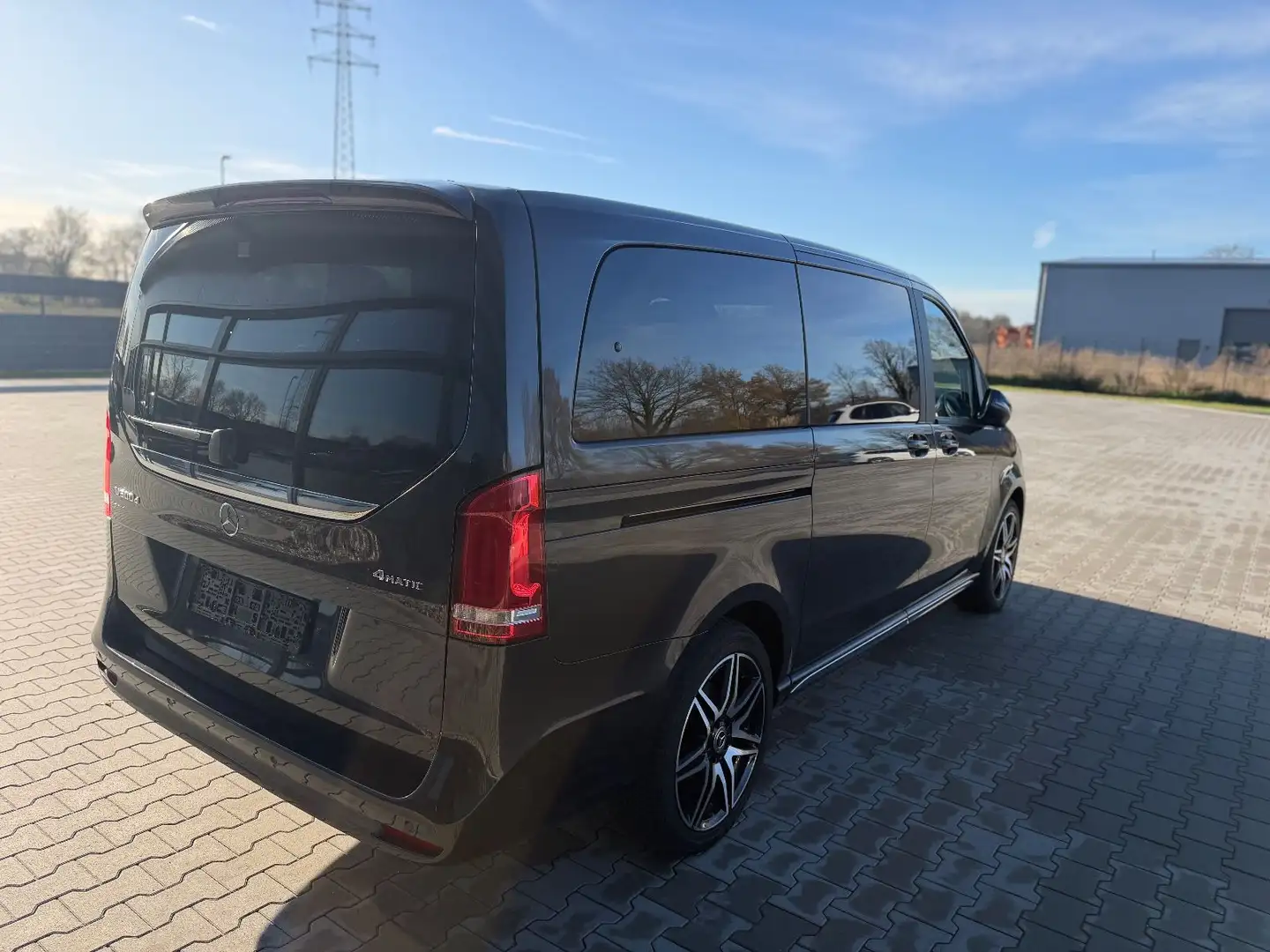 Mercedes-Benz V 300 V300 Lang 4M AMG-2xEl.Tür-Pano-Burmes.-360K-19Z Gris - 2