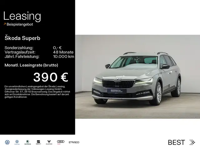 Skoda Superb Combi 2.0 TDI 4x4 Scout*AHK*DCC*ACC*BLACK