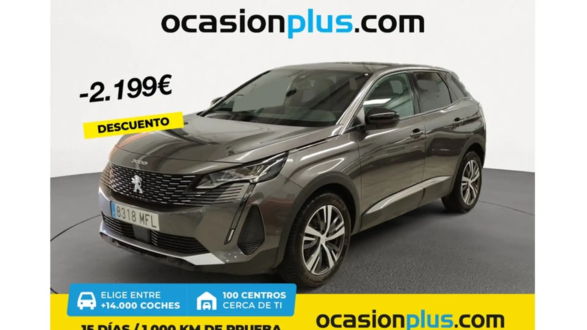 Peugeot 3008 1.6 BlueHDi Allure EAT6 120 Argento - 1