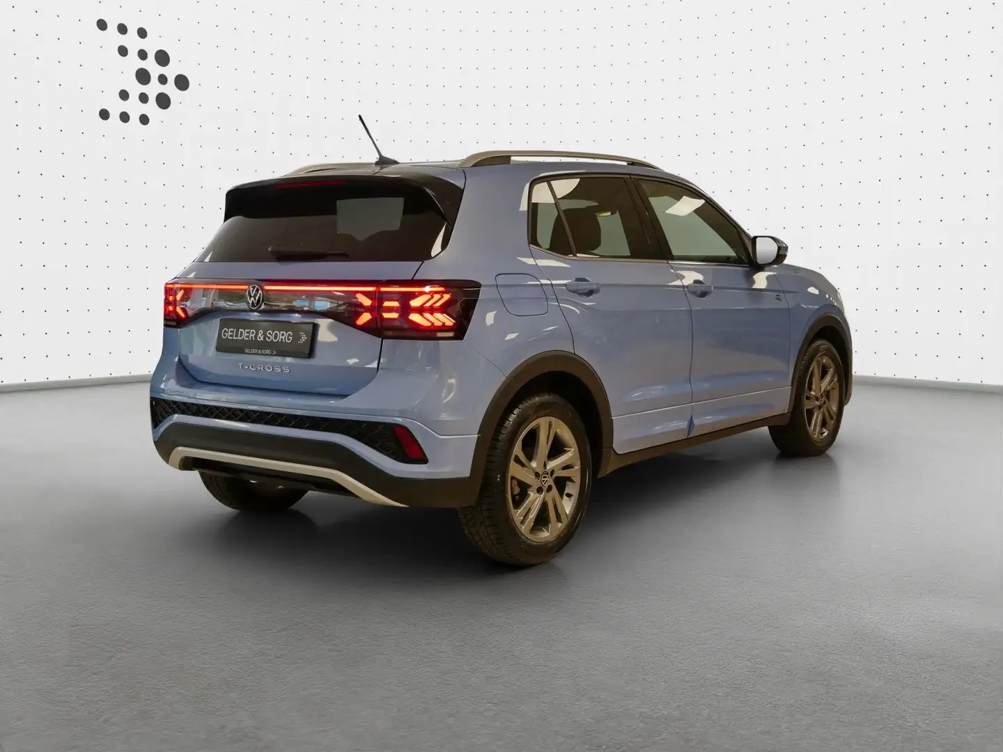 Volkswagen T-Cross 1.5 TSI R-Line Matrix*AHK*Digital*ACC Blau - 2