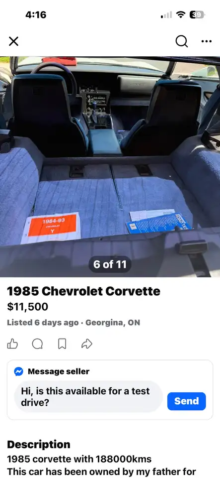 Chevrolet Corvette photo Chevrolet Corvette