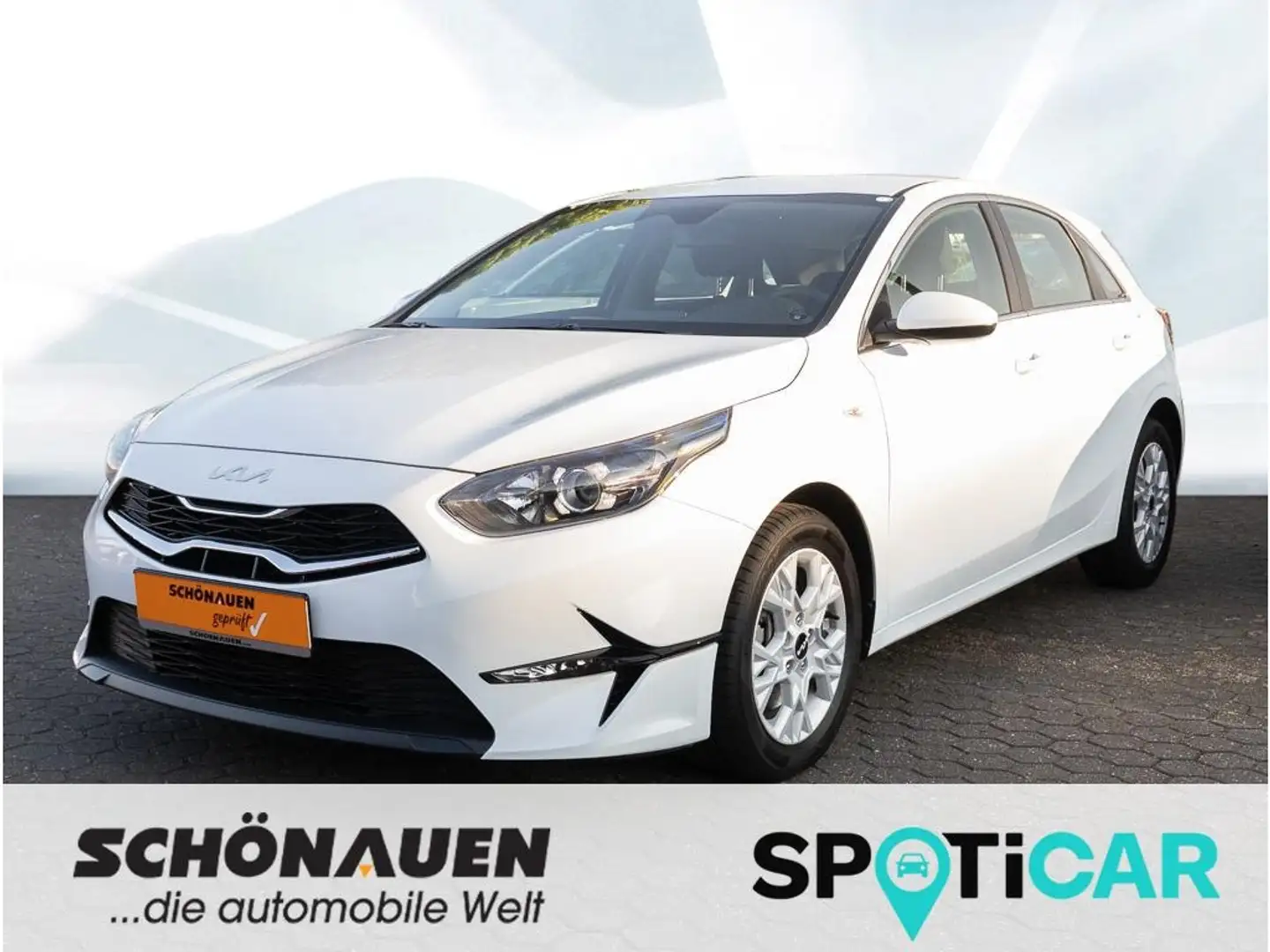 Kia Ceed / cee'd 1.0 T-GDI 100 VISION +S/LHZ+CARPLAY+NAV+RFK Weiß - 1