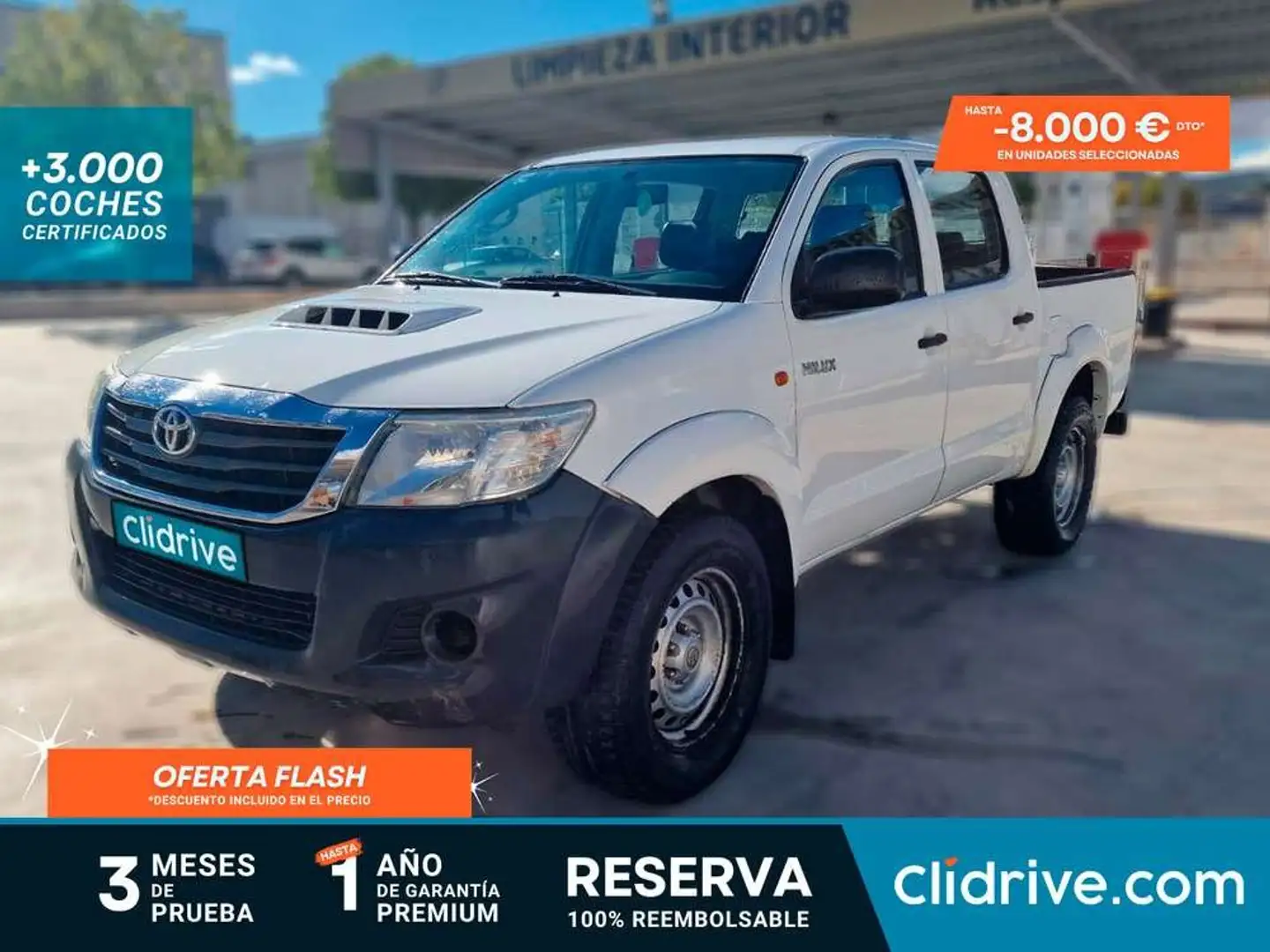 Toyota Hilux 2.5D-4D Cabina Doble GX 4x4 Blanco - 1