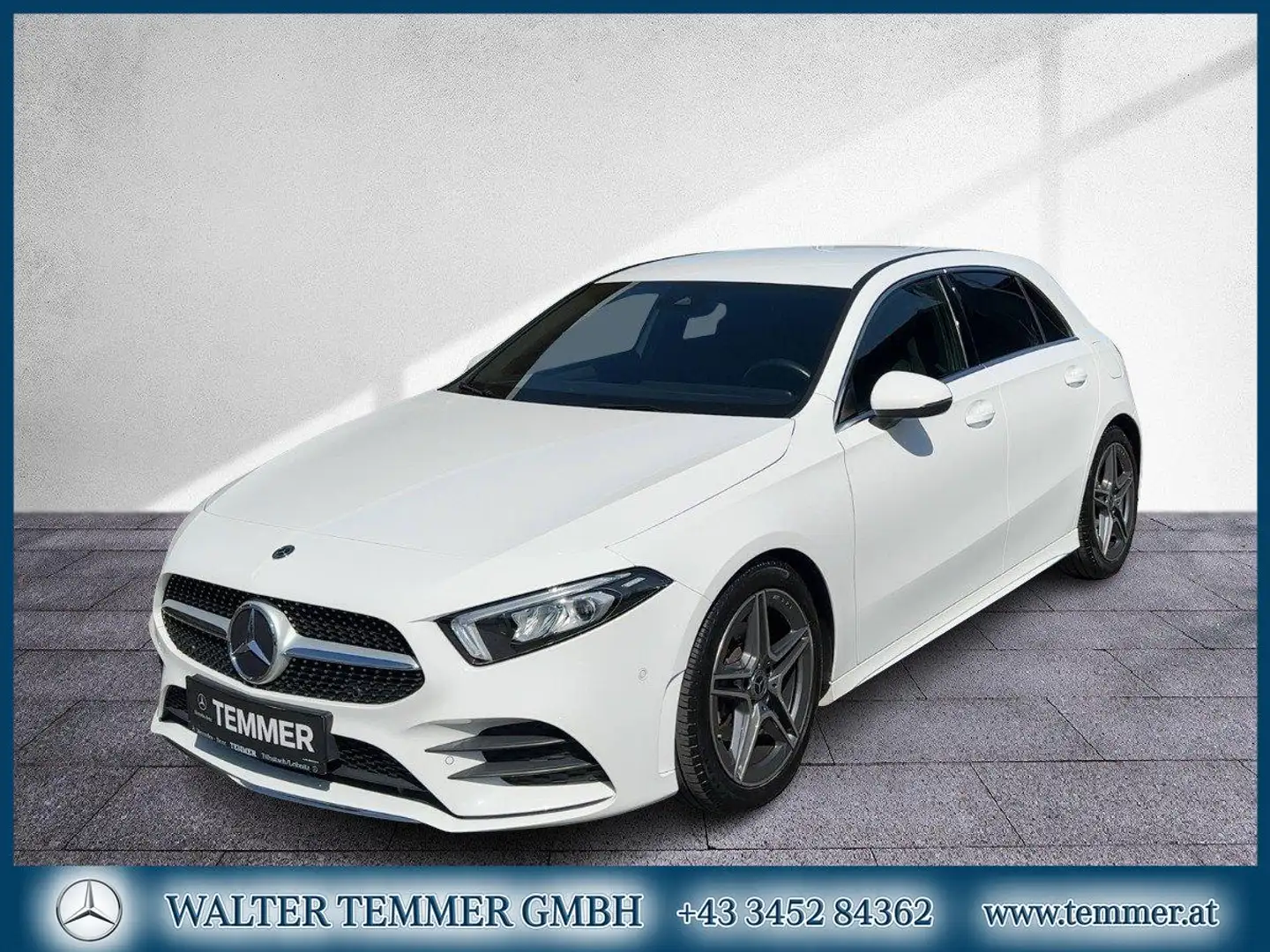 Mercedes-Benz A 160 d Kompaktlimousine AMG Line PTS Shz LED Weiß - 1