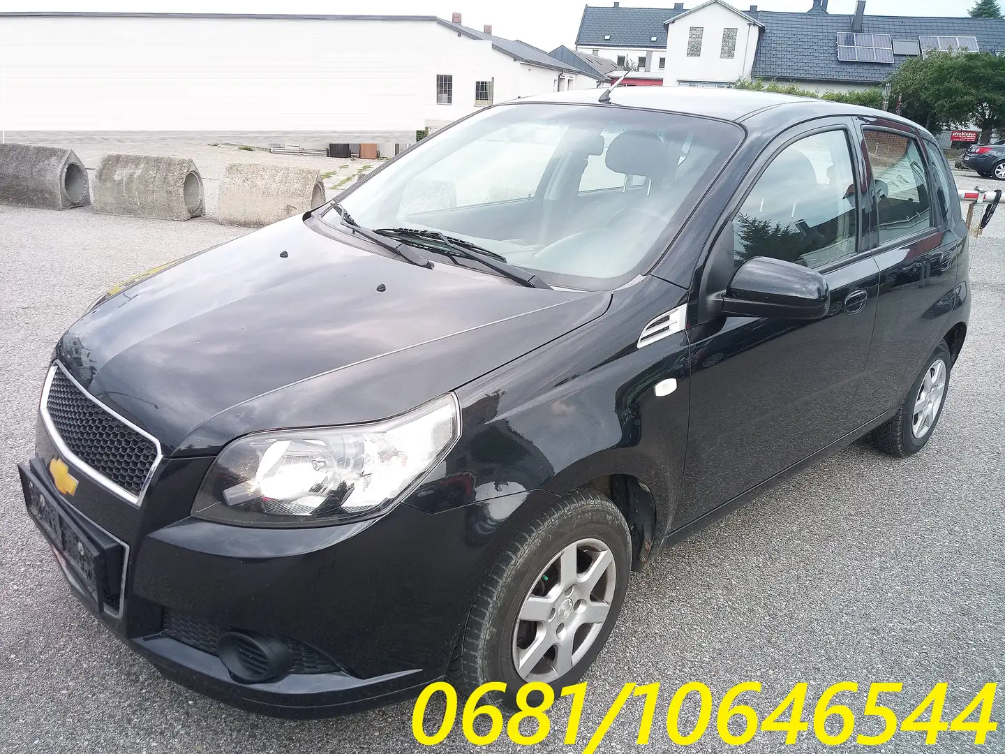 Chevrolet Aveo 1,2 LS **1.-Besitz**Klima**ZV**wenig km**ALU**sehr sparsam** Schwarz - 1