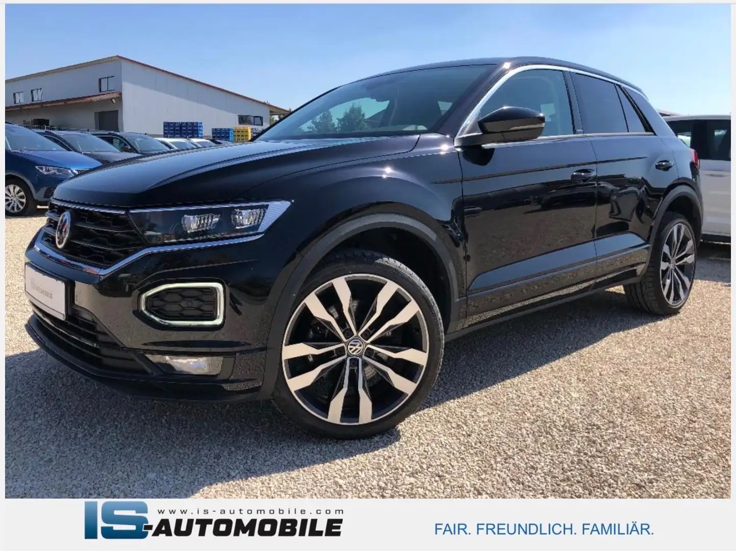 Volkswagen T-Roc R Line  United,NAVI,LED,ACC,SHZ,AHK,DSG,19 Schwarz - 1
