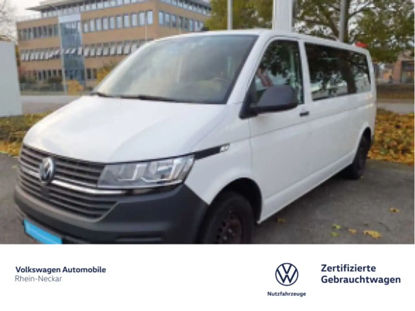 Volkswagen T6.1 Kombi Lang 2.0 TDI 8 Sitze Automatik uvm Weiß - 2
