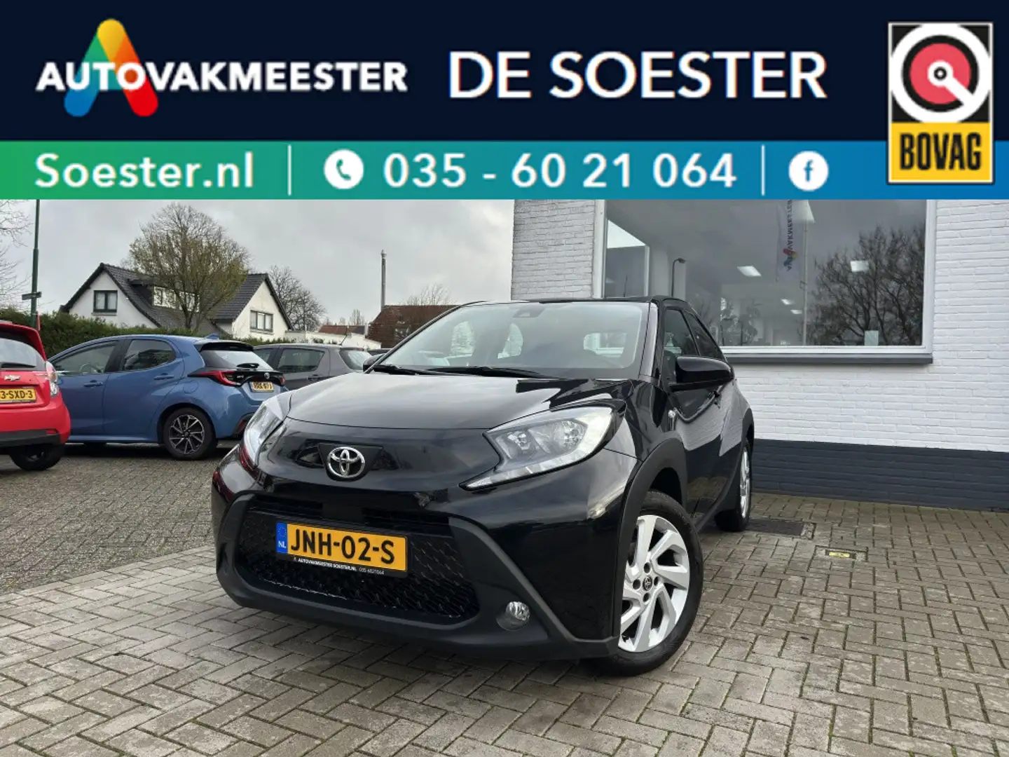 Toyota Aygo X 1.0|AUTOMAAT|19.293 KM|CARPLAY|2023|RIJKLAAR Zwart - 1