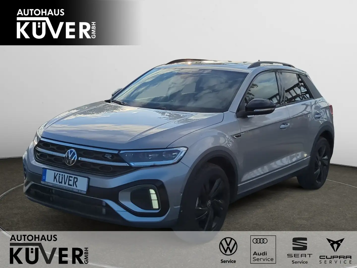 Volkswagen T-Roc R-Line 1,5 TSI DSG Navi+Pano+AHK+Matrix Silber - 1