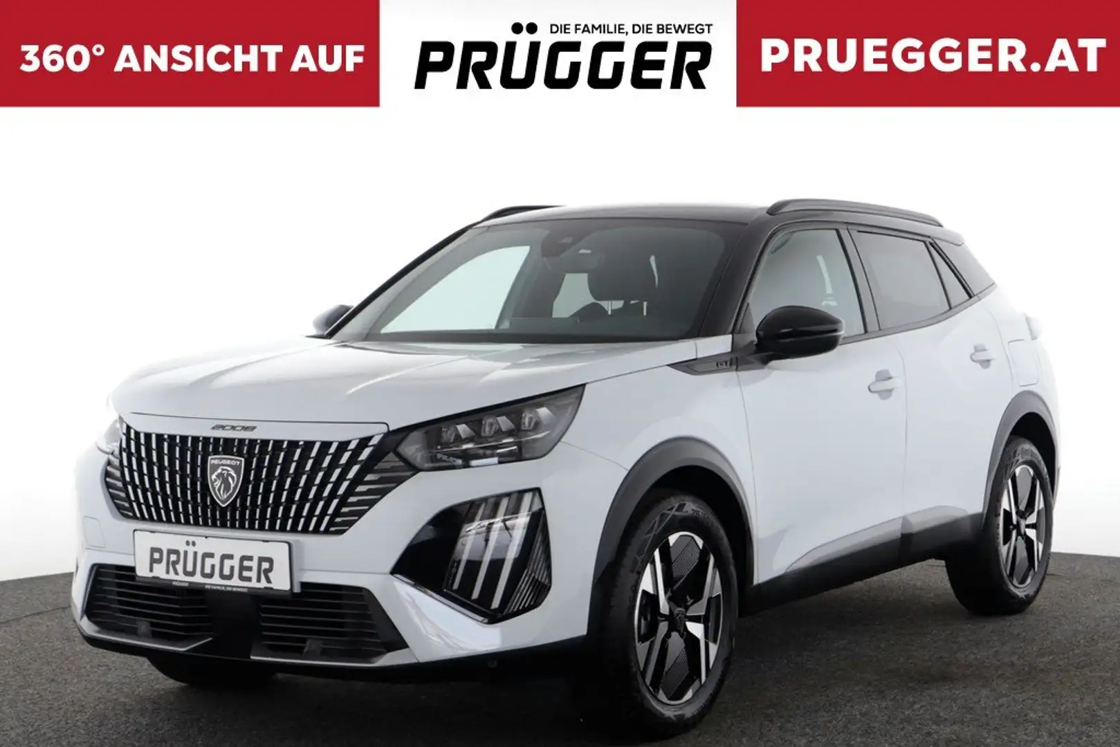 Peugeot 2008 Hybrid 136 e-DCS6 GT LED KAMERA KEYLESS TELEFON Weiß - 1