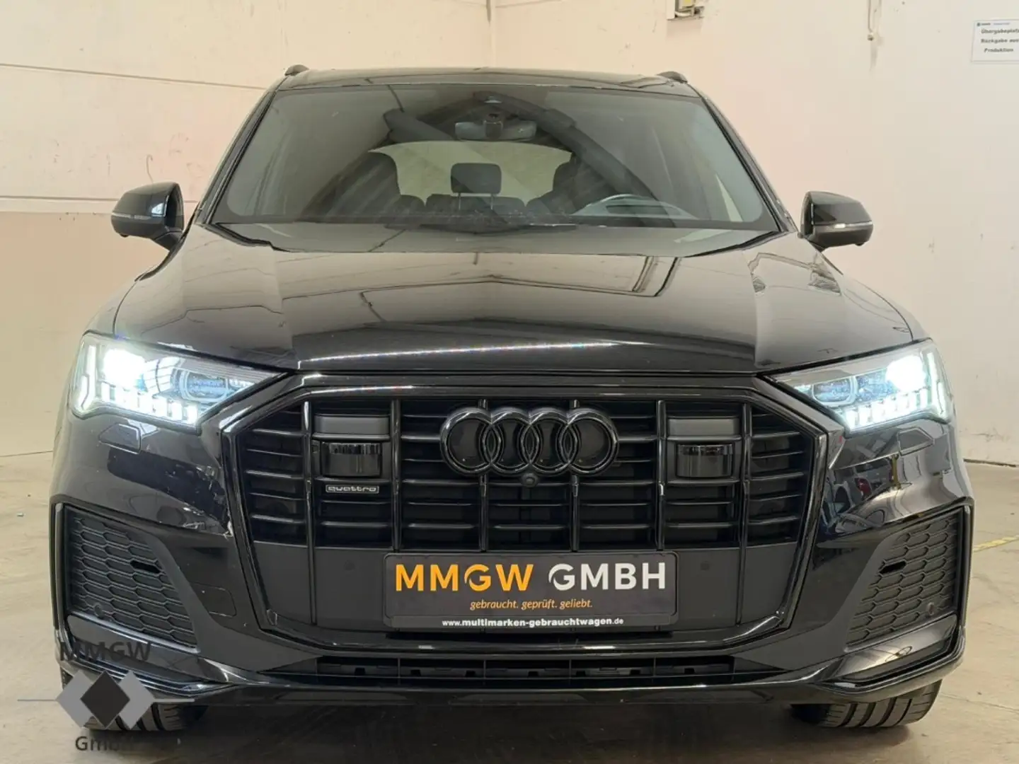 Audi Q7 50 TDI quattro S line Sport/HUD/Luftfederung/AD/AH Schwarz - 2