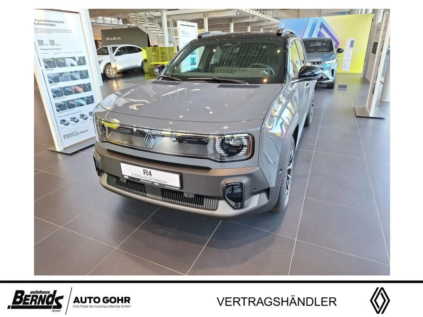 Renault R 4 Iconic 150 Comfort Range NAVI SHZ GJR LHZ R-KAMERA Grau - 1