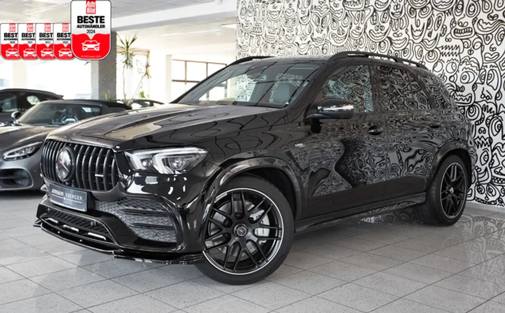 Mercedes-Benz GLE 53 AMG PERFORMANCE AGA*LUFT*PANO*FOND-TV*HUD Noir - 2