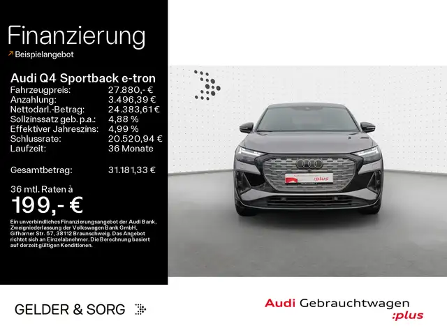 Audi Q4 e-tron Q4 Sportback 40 e-tron S line 0,25%*Matrix*SONOS