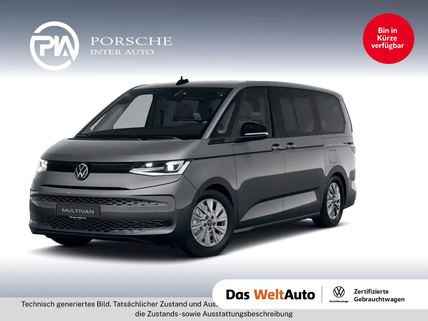 Volkswagen T7 Multivan VW T7 Multivan Business ÜH TDI Grau - 1