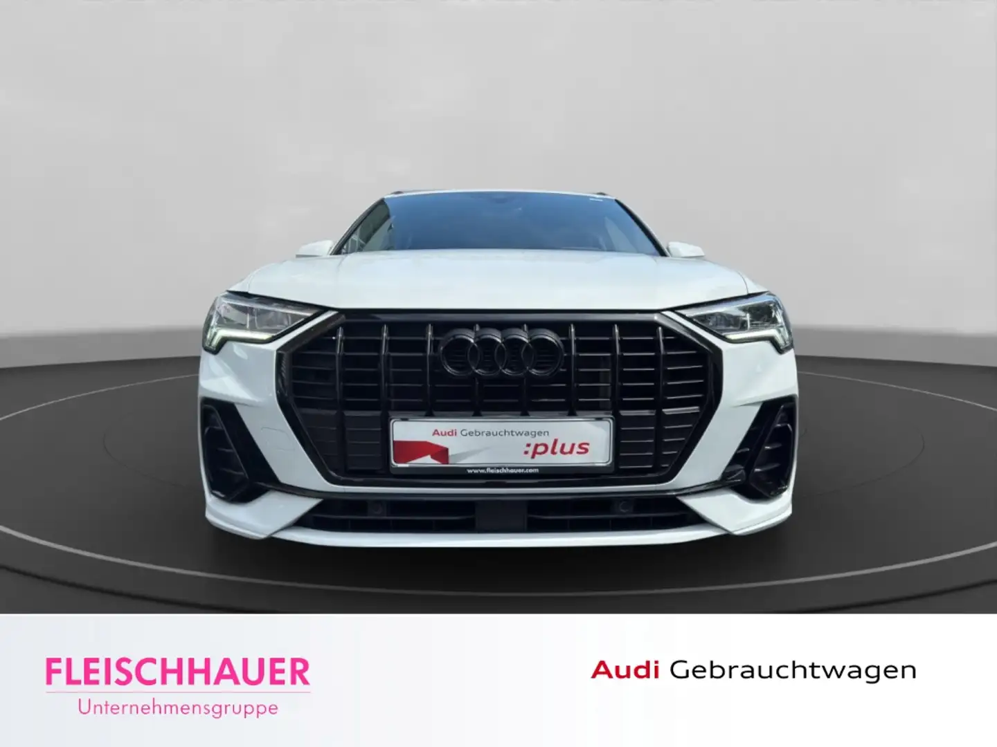 Audi Q3 45 TFSI e S line DSG+LED+AHK+LEDER+RFK+NAVI+CARPLA Weiß - 2