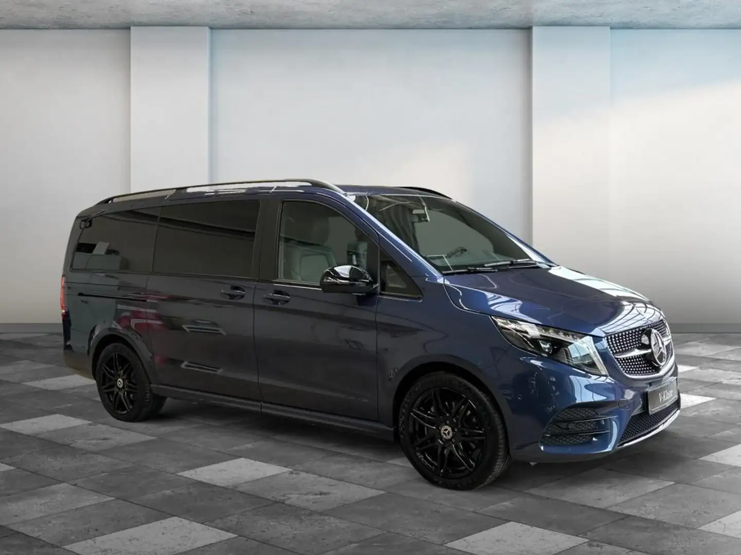 Mercedes-Benz V 300 d Avantgarde Edition AMG  AHK2,5t/Airmatic Blau - 2
