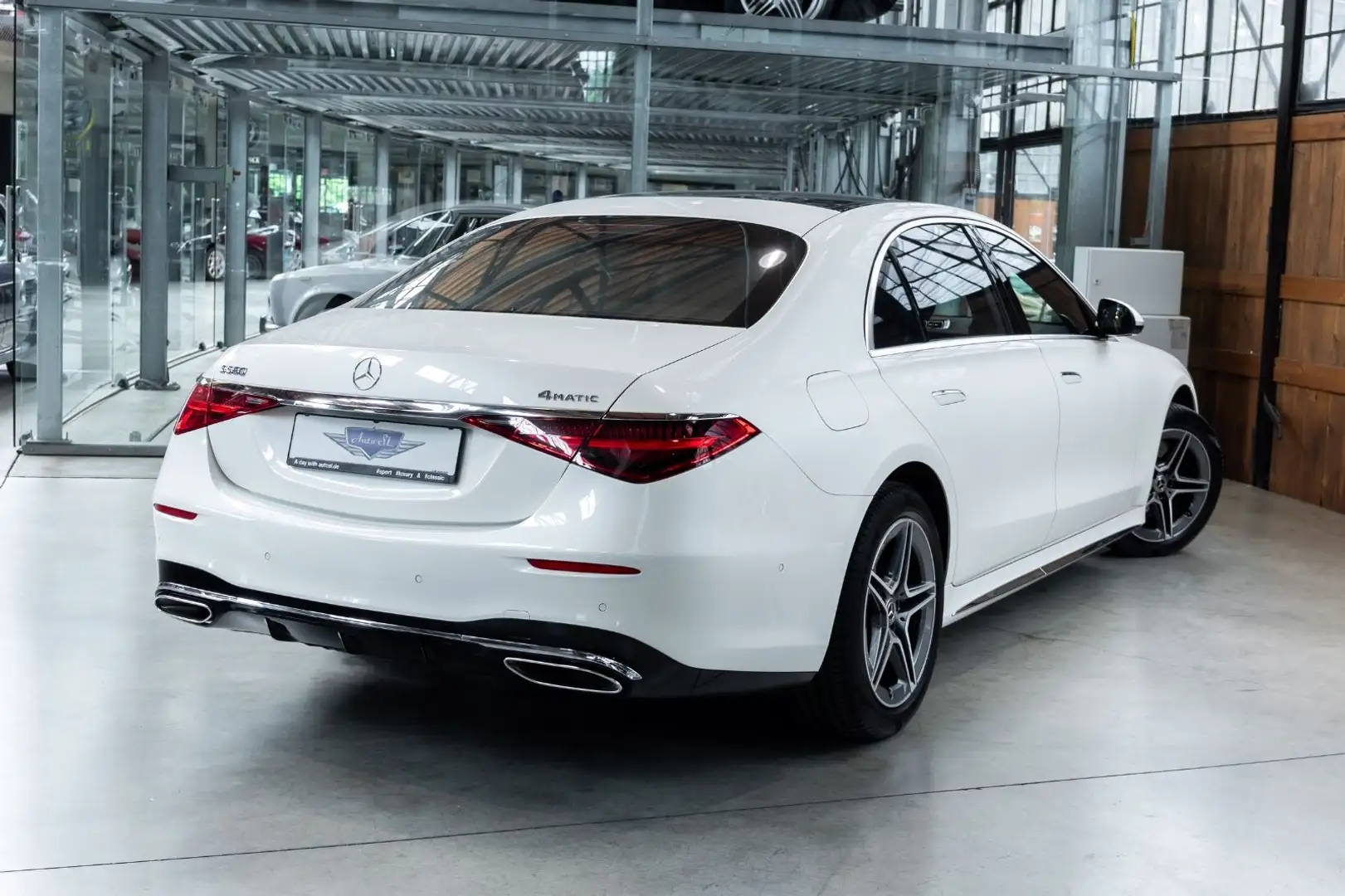 Mercedes-Benz S 580 4MATIC L|AMG Line|Mem.|360°.|Chauffeurpak. Weiß - 2