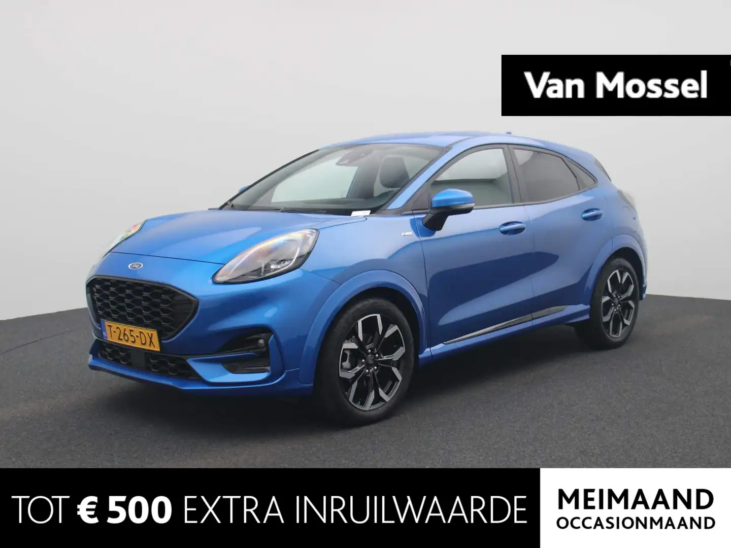 Ford Puma 1.0 EcoBoost Hybrid ST-Line X | ECC | Navi | Half- Blau - 1