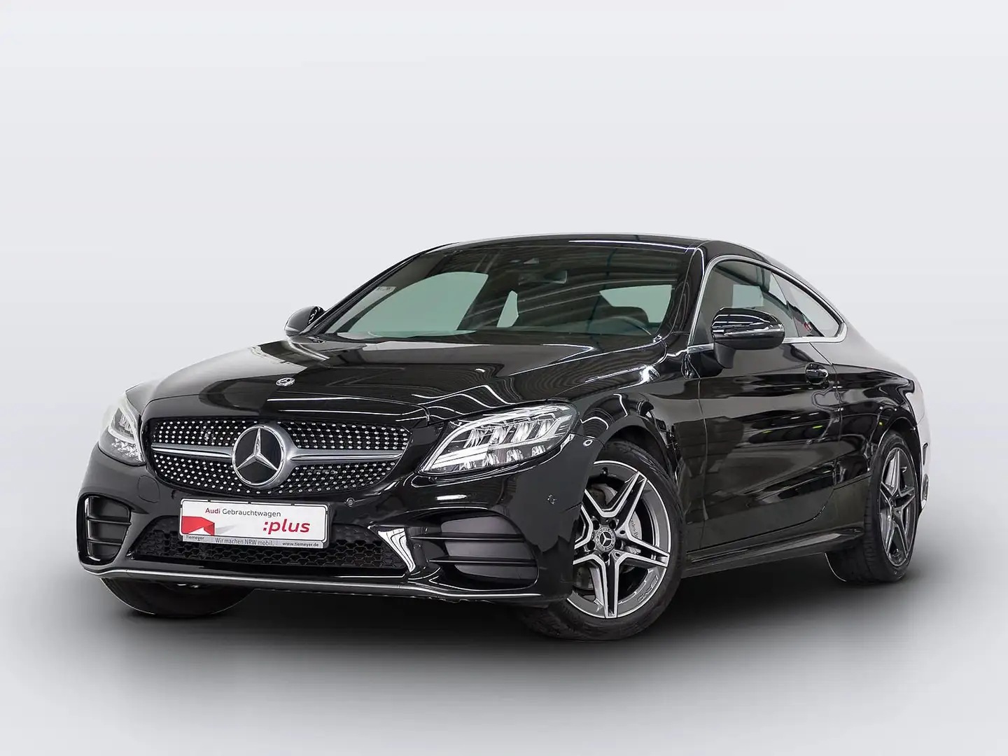 Mercedes-Benz C 180 Coupe AMG LINE LM18 NAVI LED Fekete - 2