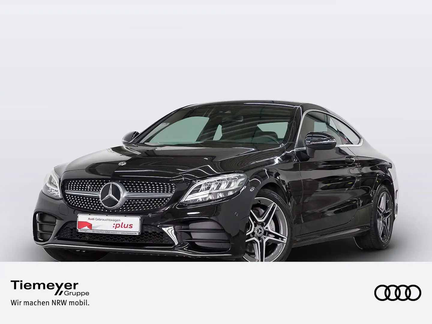 Mercedes-Benz C 180 Coupe AMG LINE LM18 NAVI LED Fekete - 1