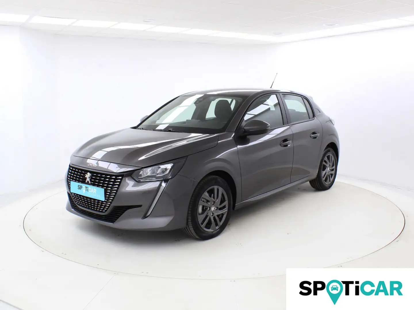 Peugeot 208 1.2 Puretech S&S Active Pack 100 Gris - 2