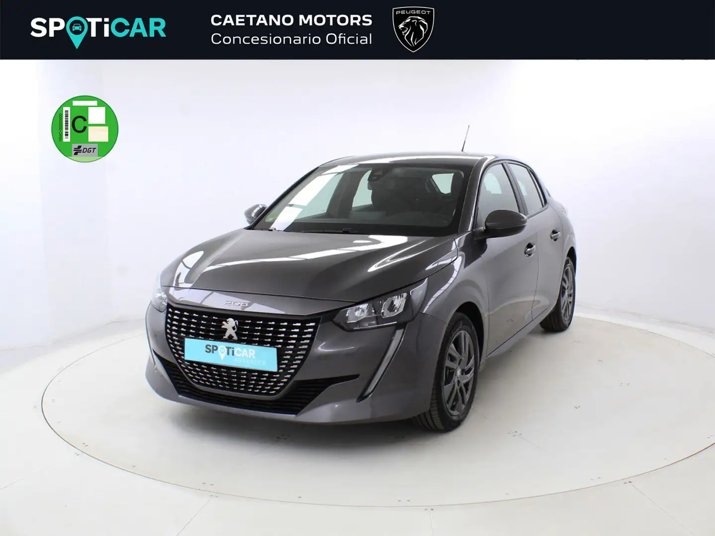 Peugeot 208 1.2 Puretech S&S Active Pack 100 Gris - 1