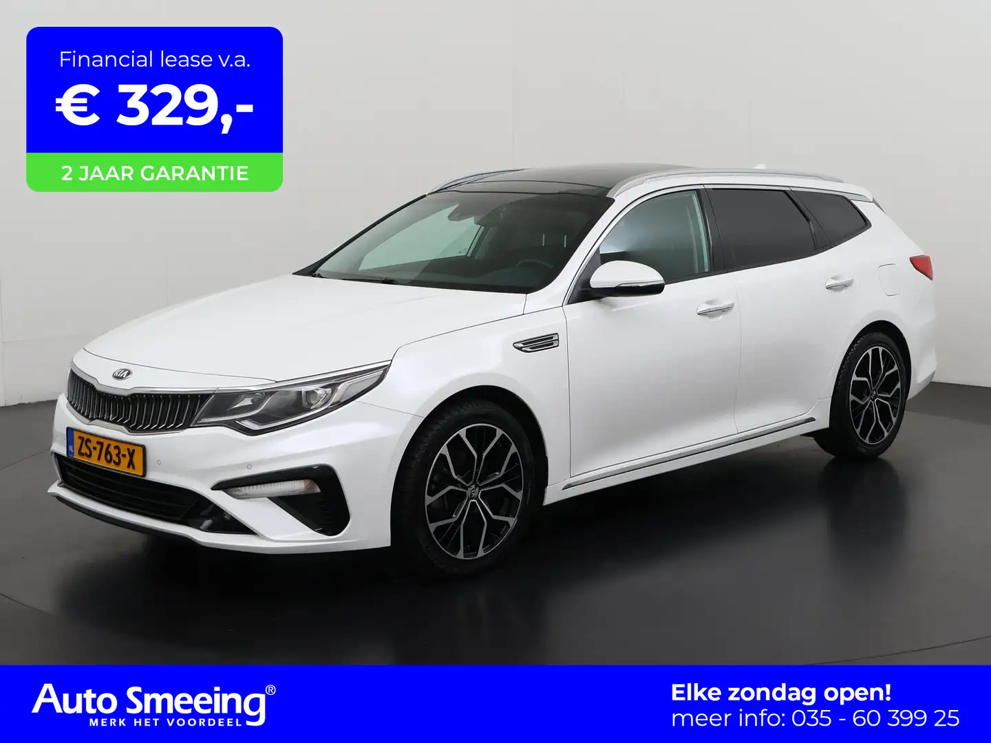 Kia Optima Sportswagon 1.6 T-GDI DynamicPlusLine Automaat | P Blanc - 1