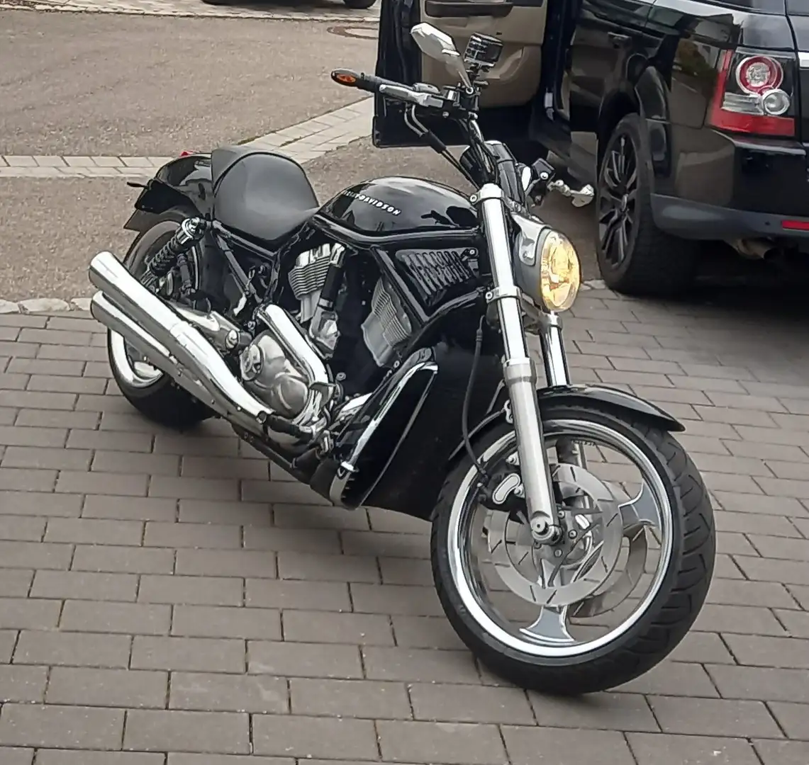 Harley-Davidson V-Rod 240er Umbau, Kesstech Klappenauspuff,VRSB Fekete - 1