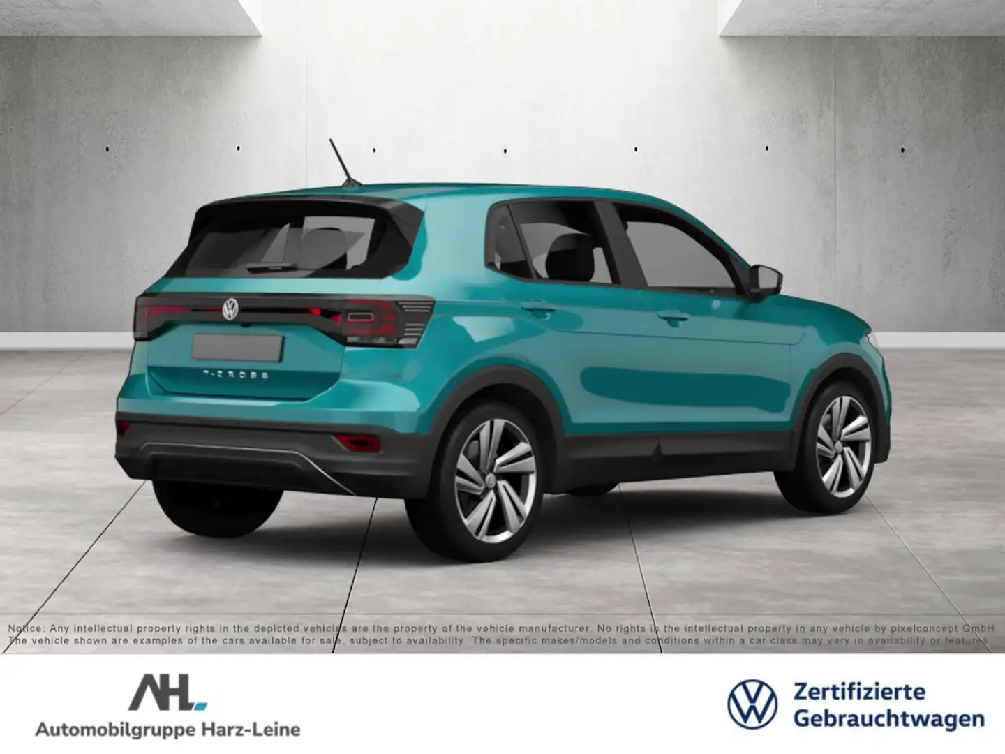 Volkswagen T-Cross 1.0 TSI Life LED ACC AHK RFK Beats Grün - 2
