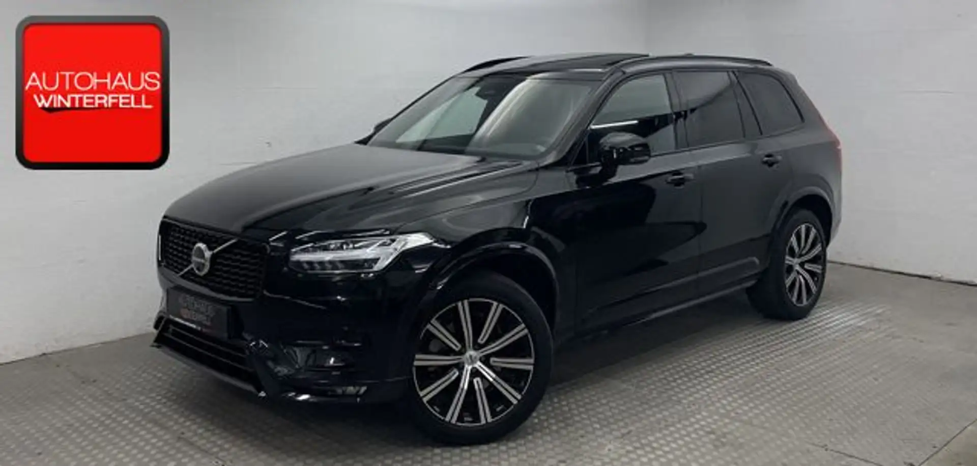 Volvo XC90 B5 D AWD Plus Dark 7SITZ+PANO+AHK+360+H&K+ Schwarz - 1