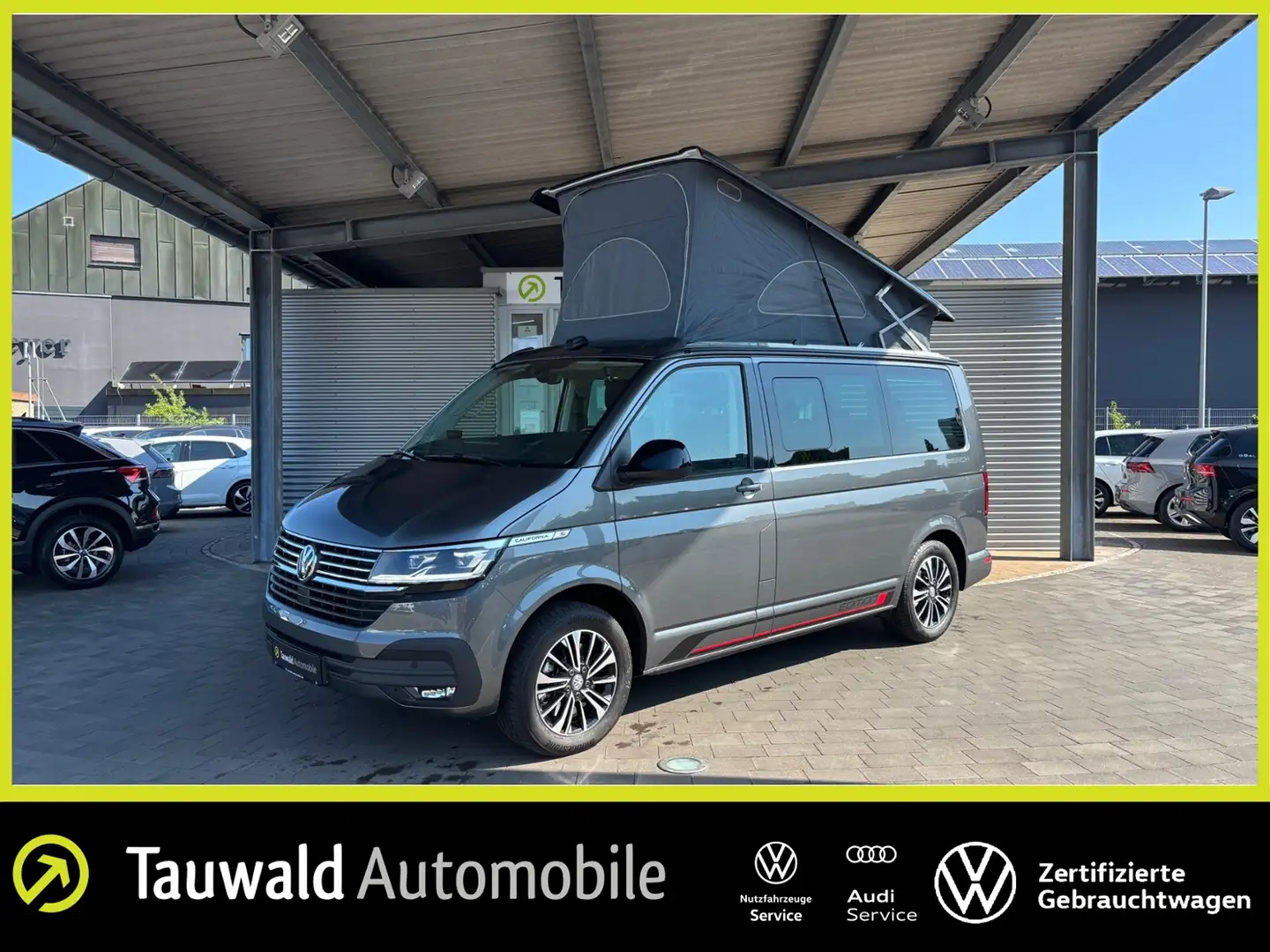 Volkswagen T6.1 California Beach Edition Camper 2.0 TDI DSG MINIKÜCHE/AHK/AC Gris - 1