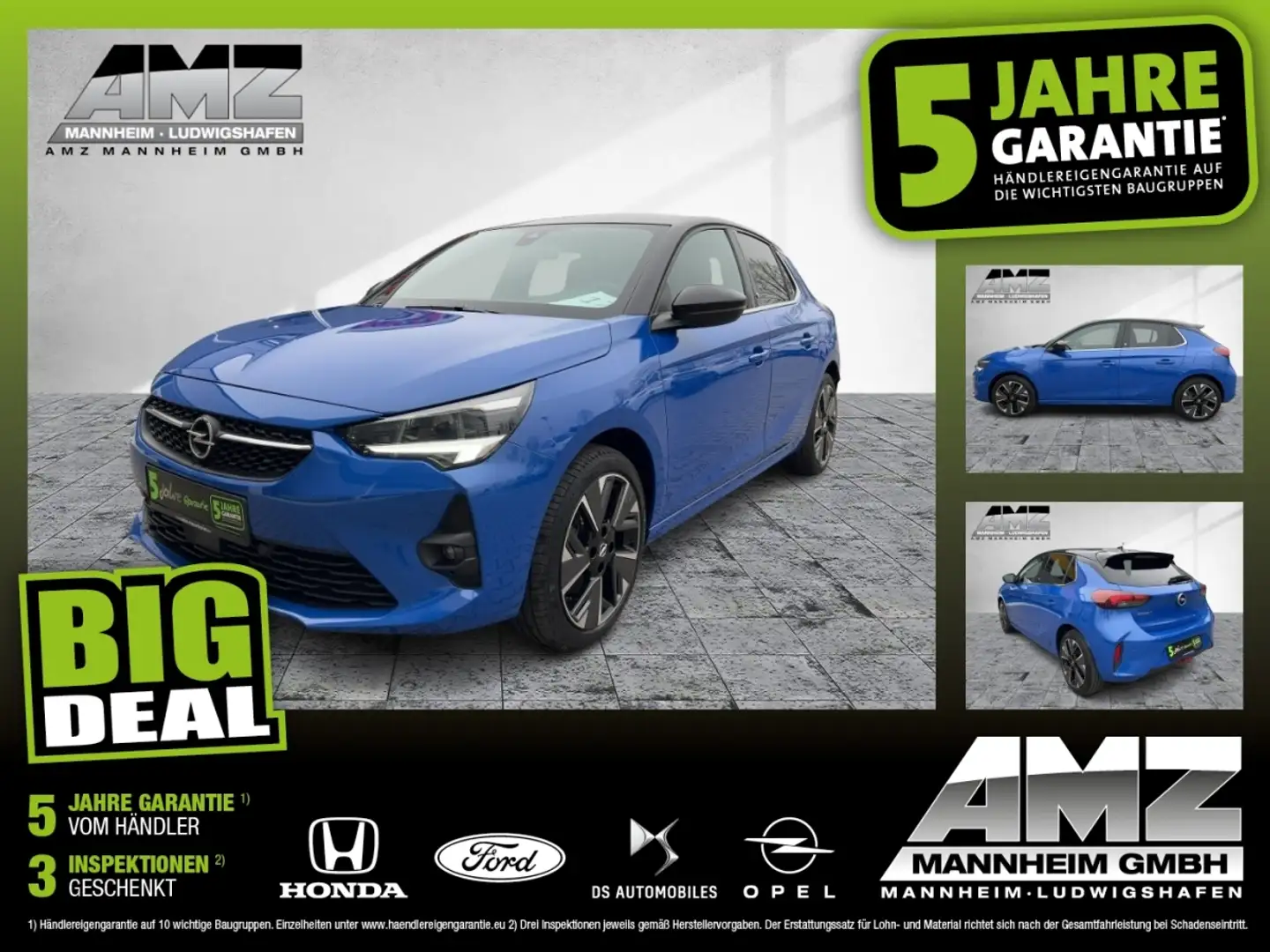 Opel Corsa F e Ultimate NAVI*KAMERA*MASSAGE*ULTIMATE Bleu - 1