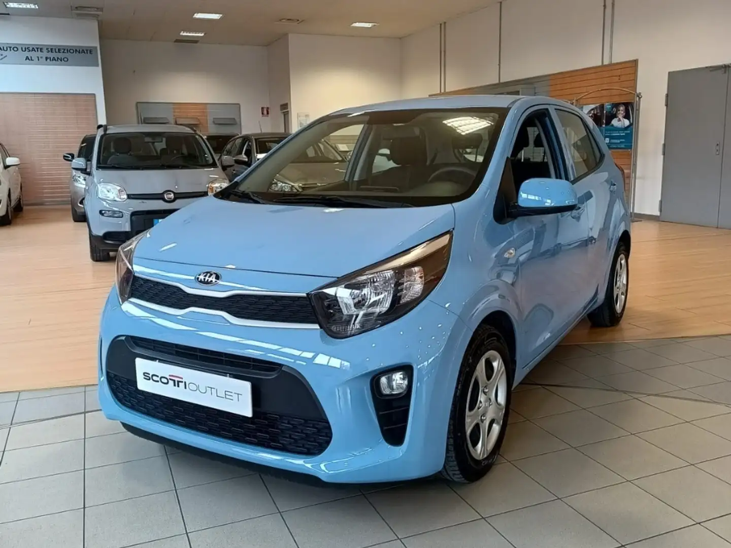 Kia Picanto 1.0 12V 5 porte Active Bleu - 1