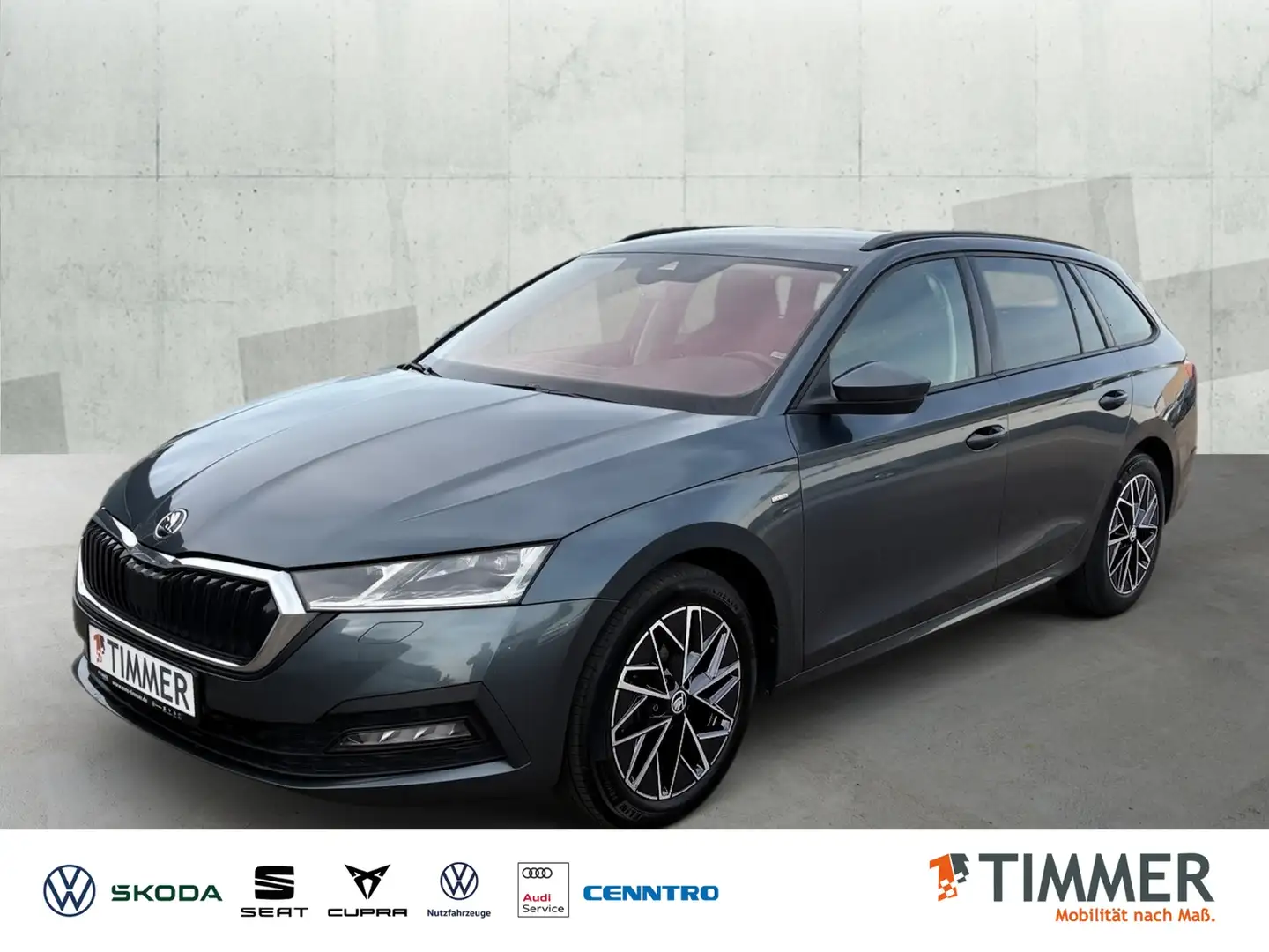 Skoda Octavia Combi 1.5 TSI CLEVER *MATRIX *RKAM *NAVI *SHZ *AL Gris - 1