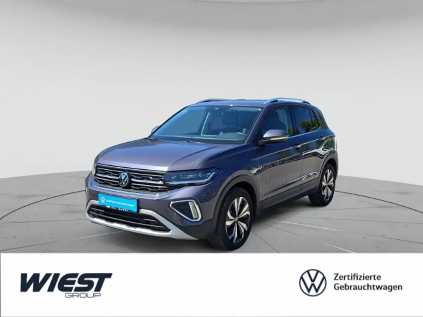 Volkswagen T-Cross Style 1.0 TSI DSG, MATRIX/2xPDC/FRONT AS Gris - 1