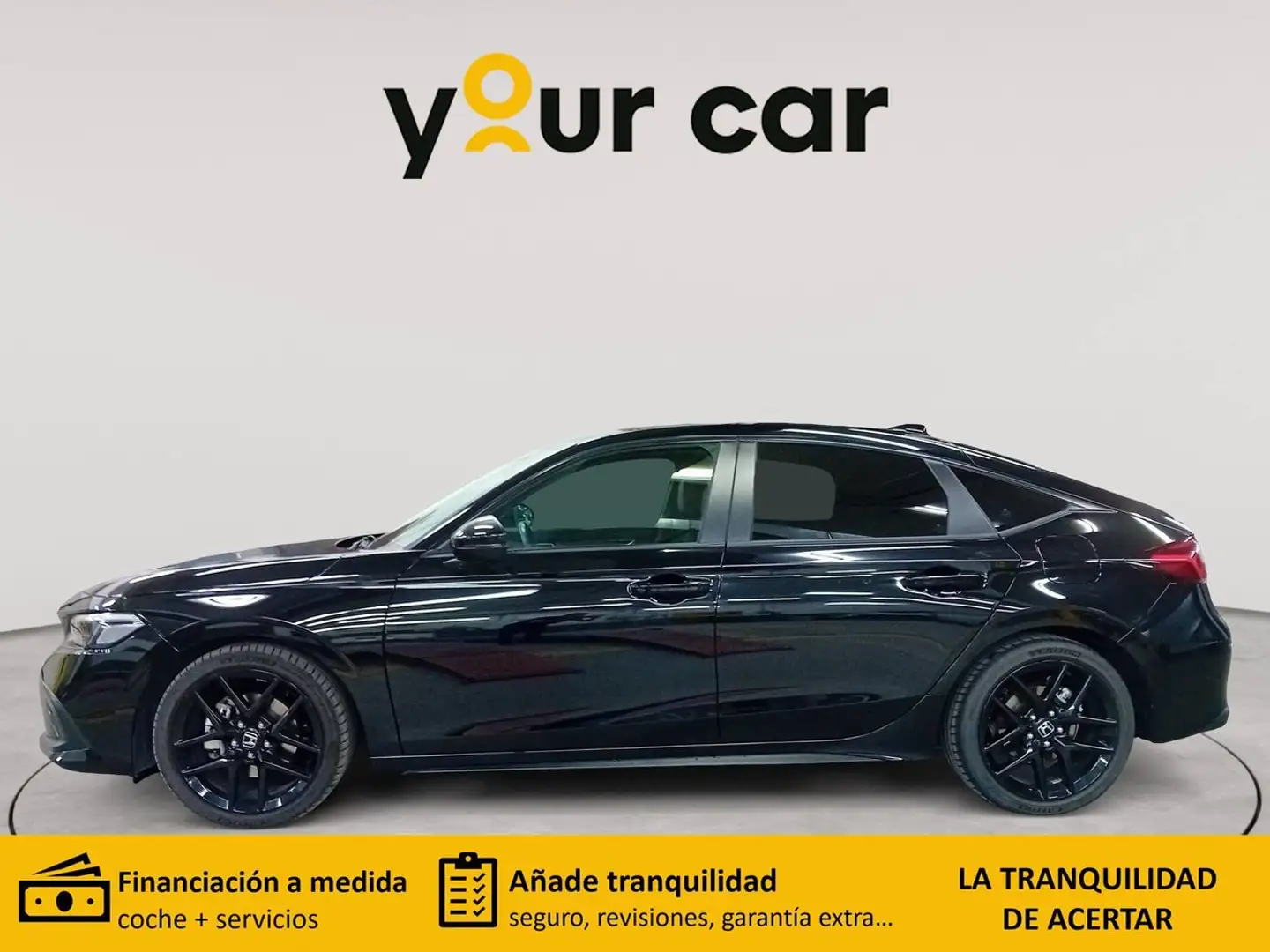 Honda Civic 2.0 i-MMD Sport CVT Zwart - 2