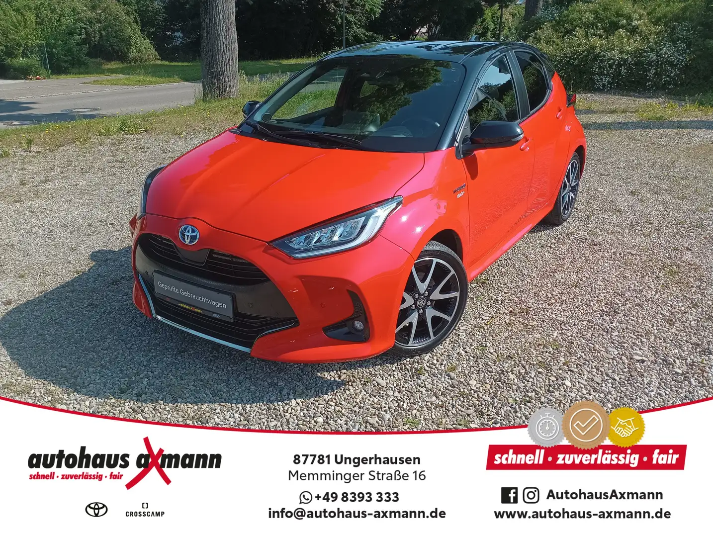 Toyota Yaris Premiere Edition *Head-Up*Kamera* Rouge - 1