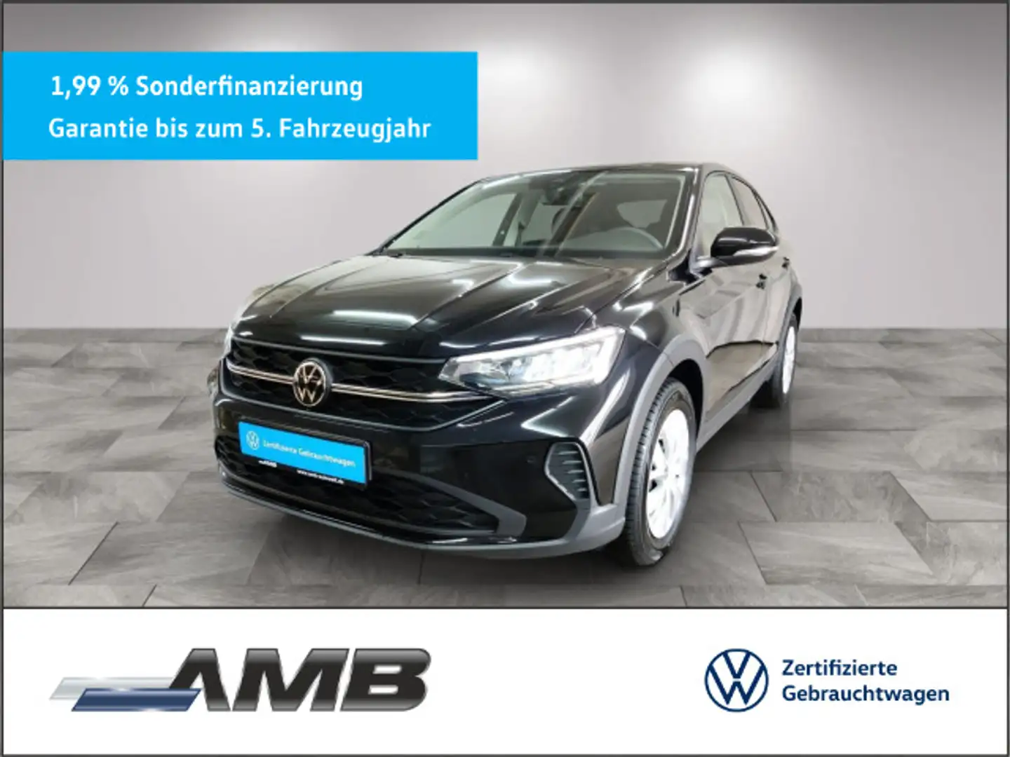 Volkswagen Taigo 1.0 TSI LED/Sitzhzg/var.Ladeboden/09.29Gar Zwart - 1