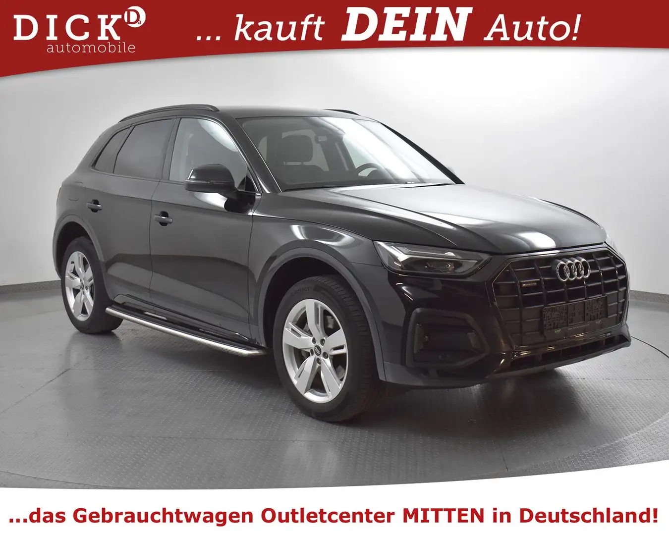 Audi Q5 40d Advan QUATT S LINE+NAVI+KAMER+LED+AHK+19" Noir - 1