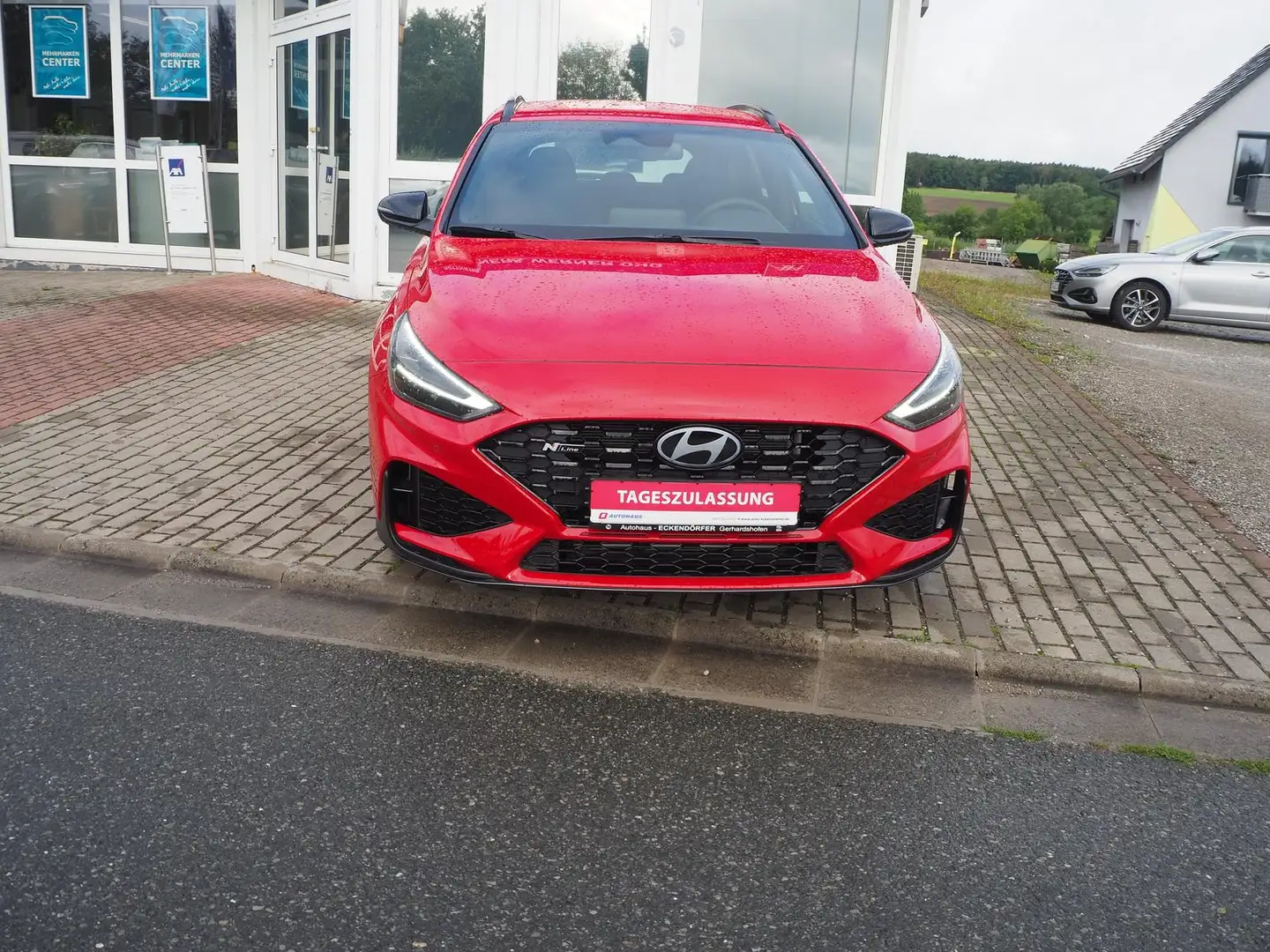 Hyundai i30 Kombi N-Line 48V*LED*NAVI*RFK*Totwinkel* Rot - 2