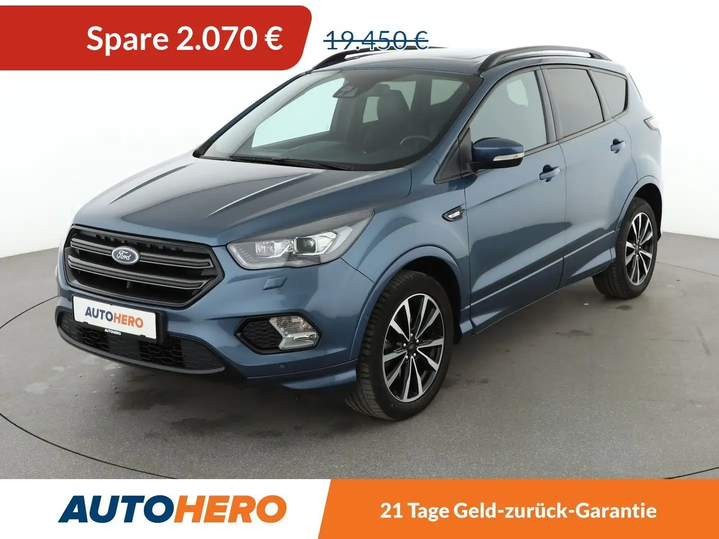 Ford Kuga 1.5 EcoBoost ST-Line Aut.*NAVI*XENON*ACC*SPUR* Blau - 1