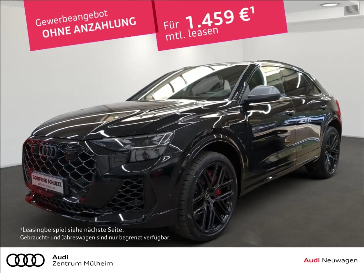 Audi RS Q8 performance 4.0 TFSI quattro305 km/h Luftfederung Schwarz - 1